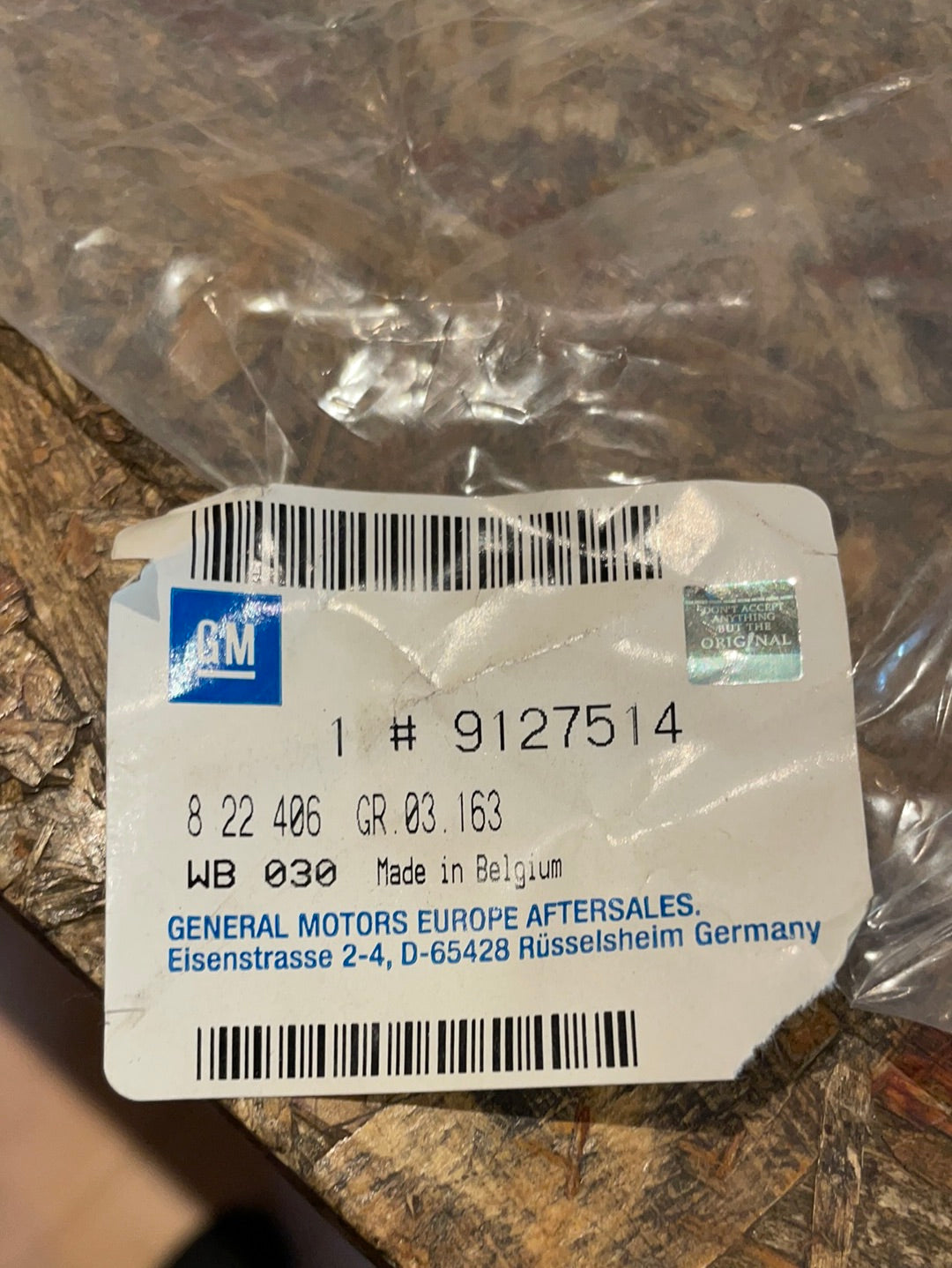 Original GM Opel Astra G Zafira A Kraftstoffleitung Neu