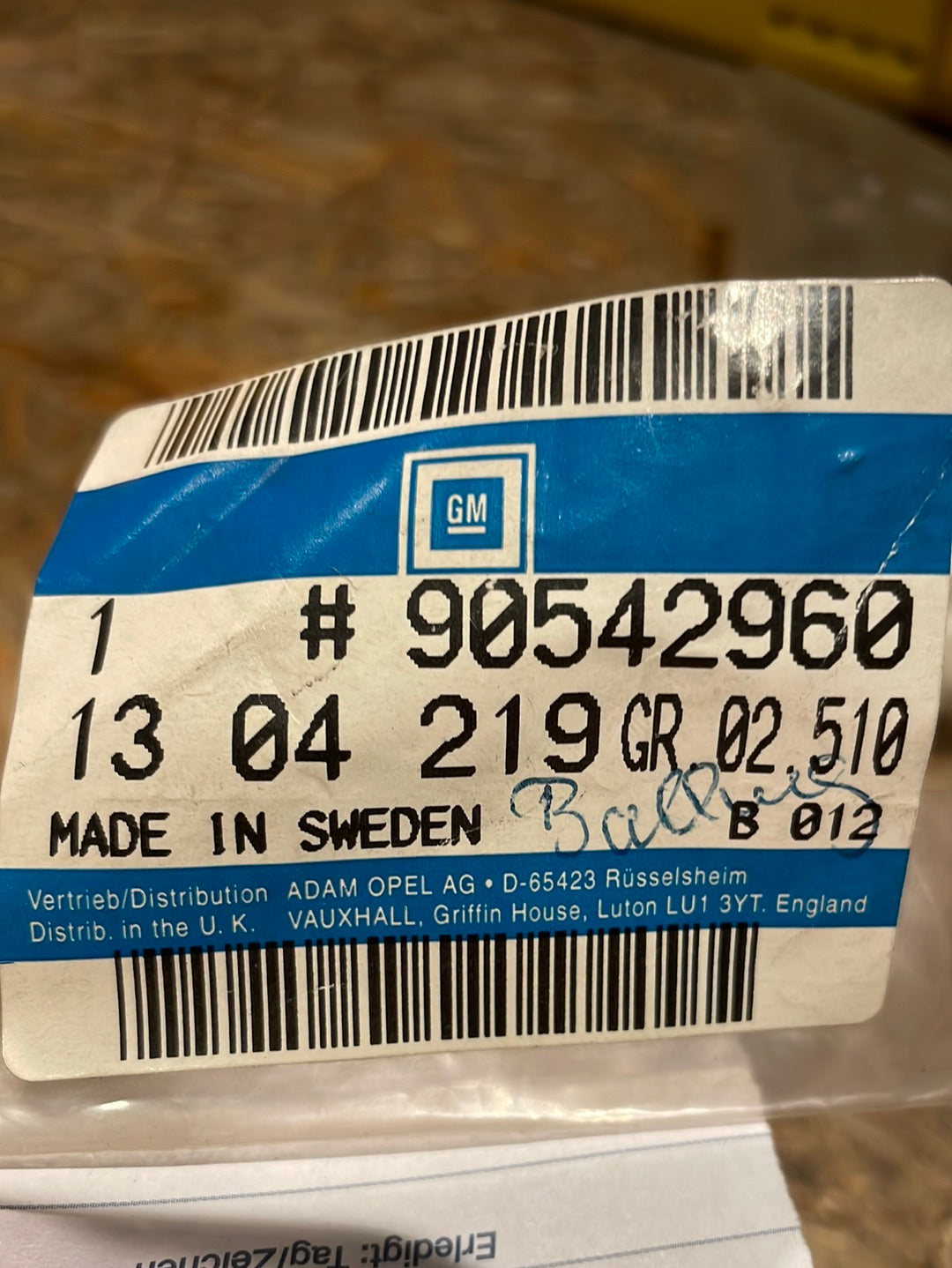 Original GM Opel Vectra B Sensor Kühlmittelstand Neu