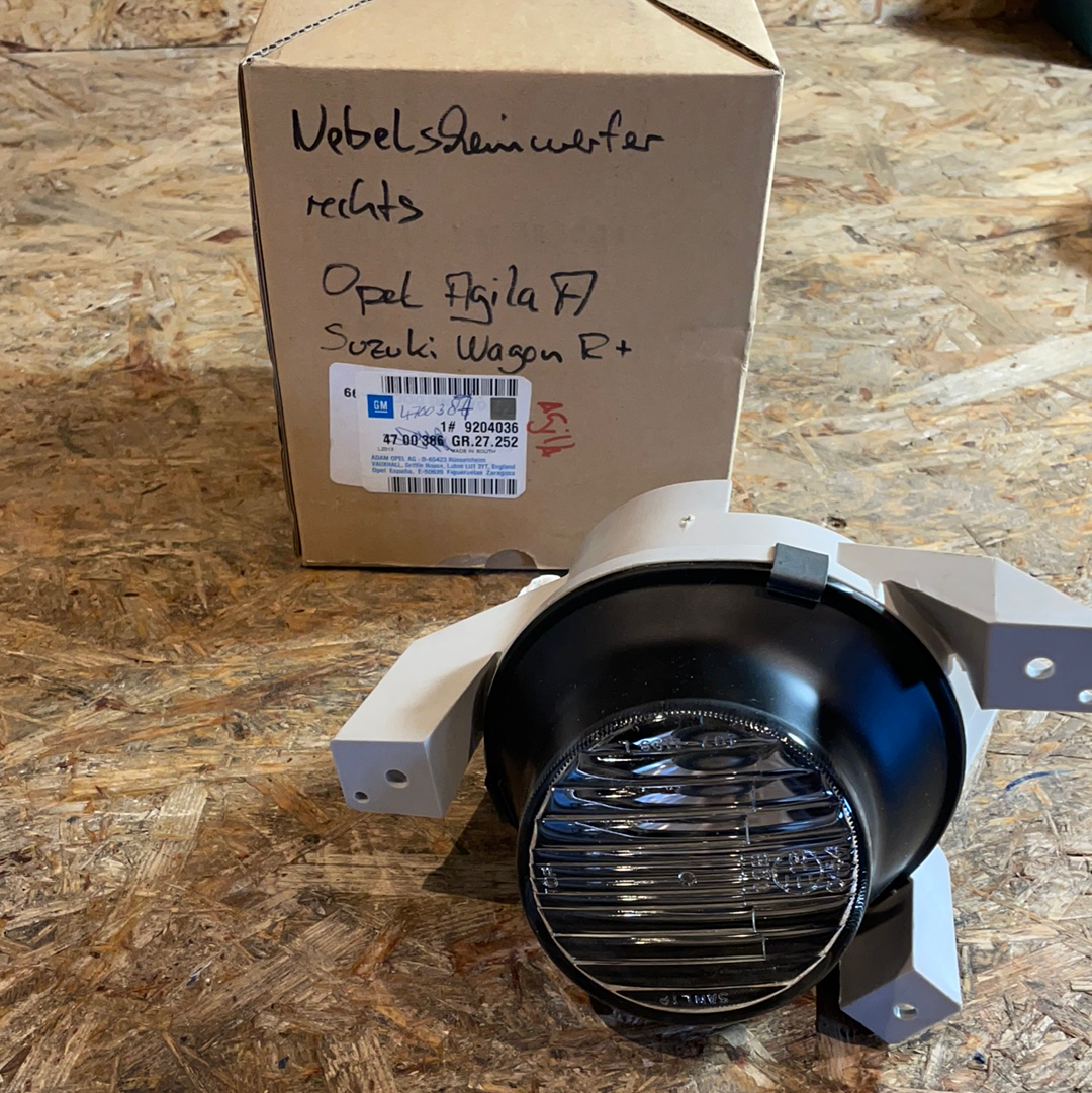 Original GM Agila A Suzuki Wagon R+ Nebelscheinwerfer links Neu