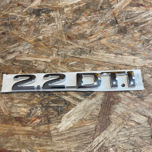 Original GM Opel Astra G Zafira A Schriftzug „2.2 DTI“ hinten Neu