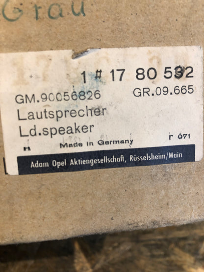 Original GM Opel Rekord E Lautsprecher Blaupunkt links Neu