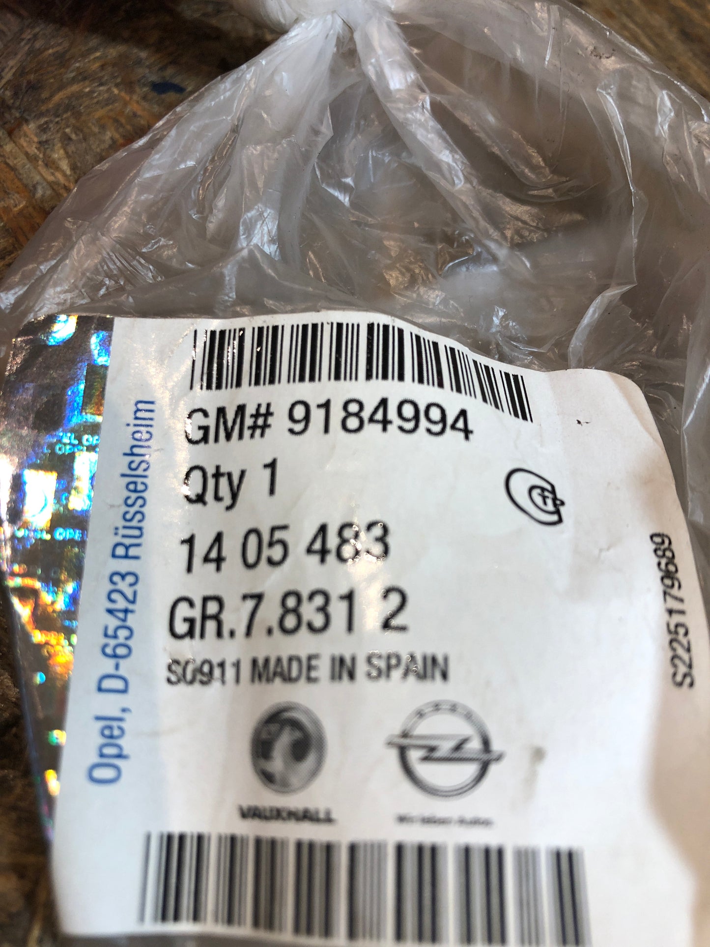 Original Opel Ascona C Abdeckung Anhängerkupplung Neu