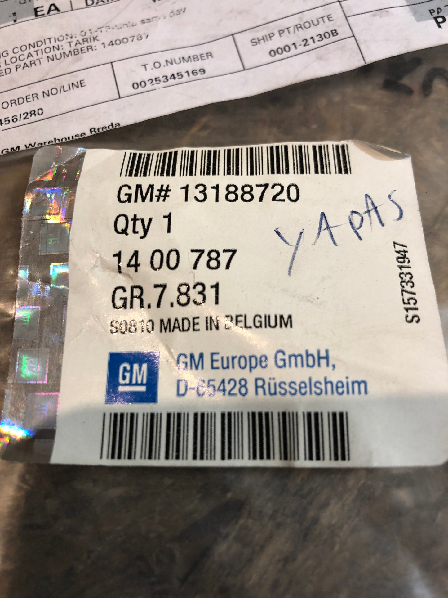 Original Astra H Energieabsorber Lenksäule