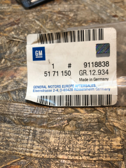 Original GM Opel Vectra B Schutzzierleiste hinten rechts Neu