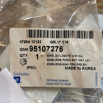 Original GM Chevrolet Captiva Emblem hinten Neu