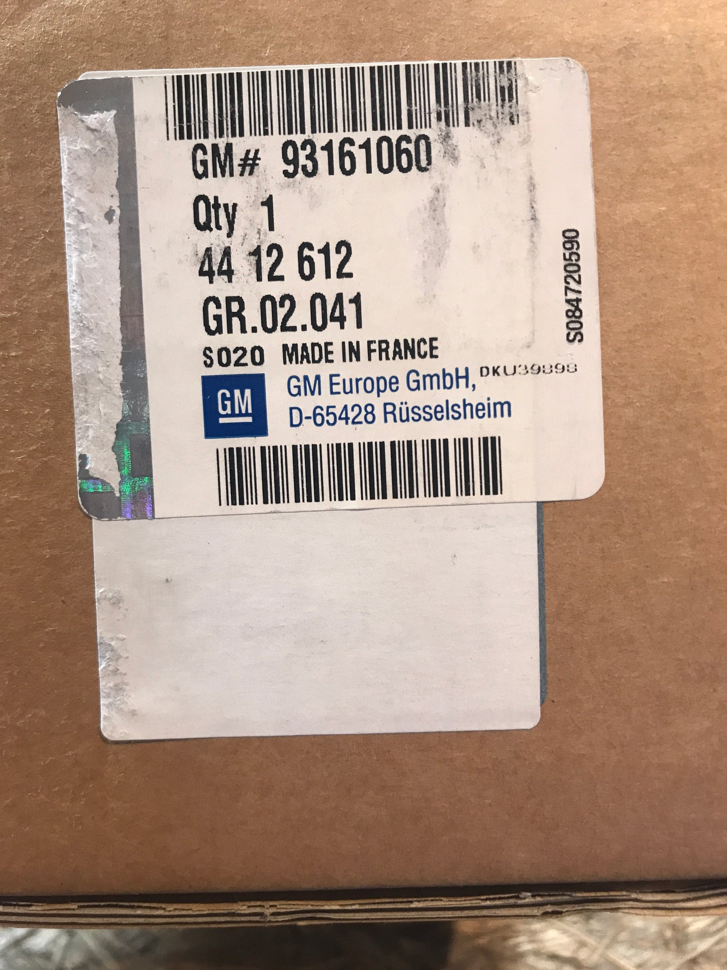 Original Opel Vivaro Anlasser NEU