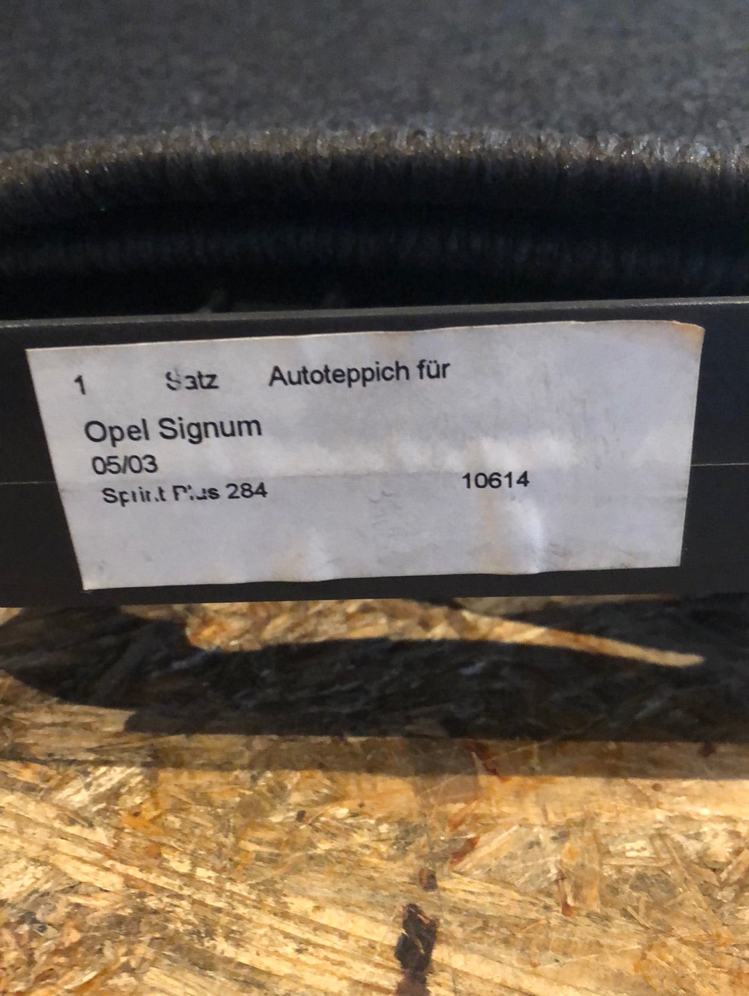 Opel Signum Fußmattensatz (4-Tlg.) Neu