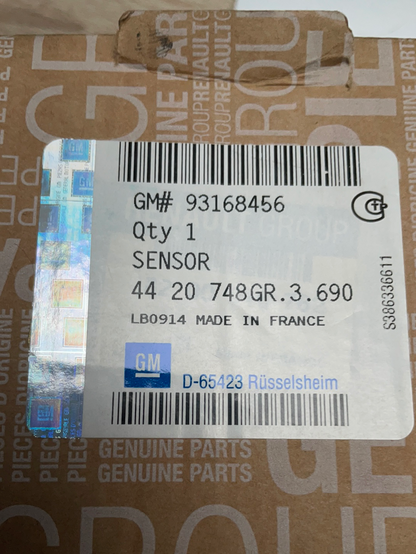 Original GM Opel Movano B Kasten C62 Sensor Abgastemperatur Neu