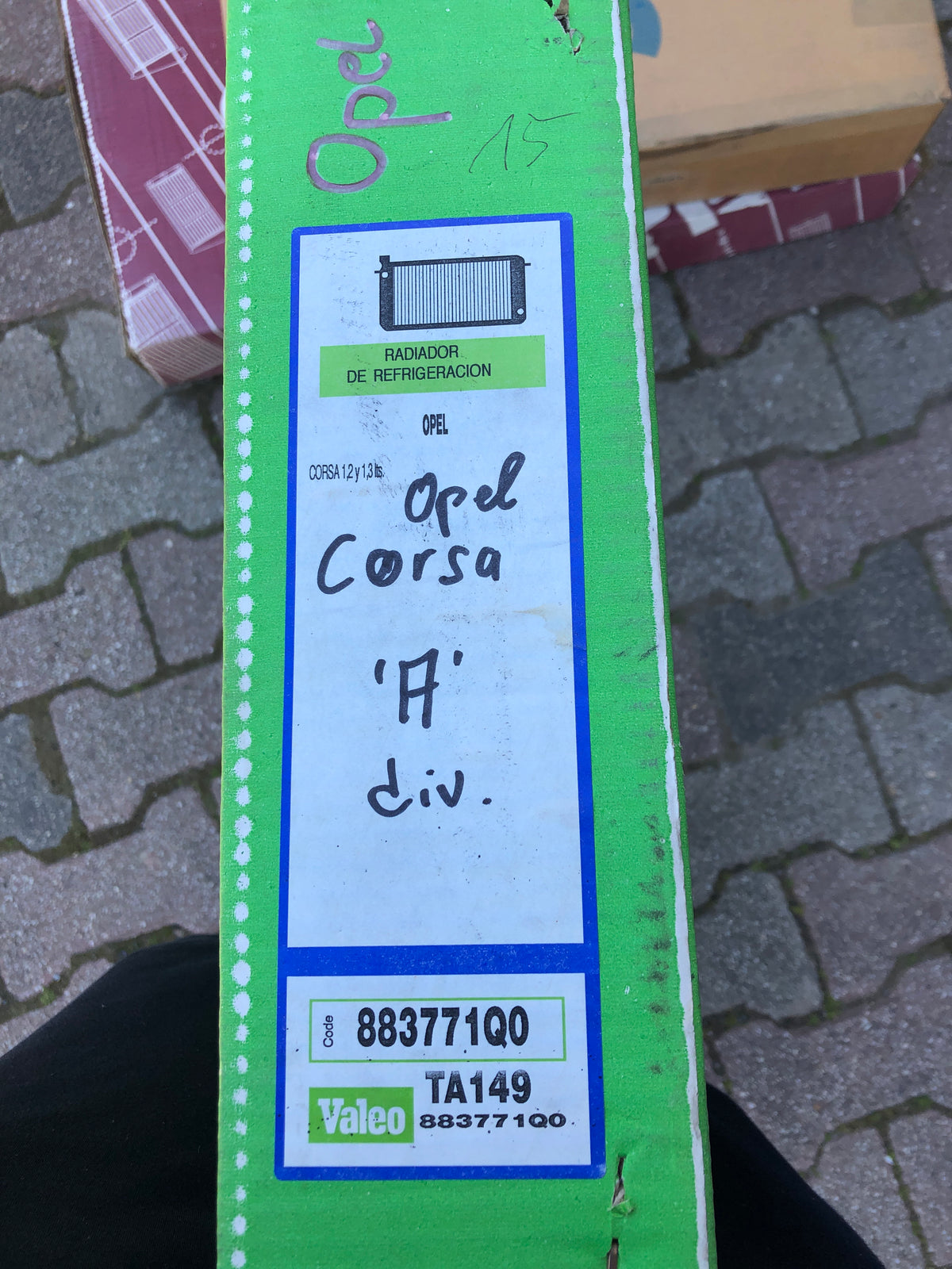 Valeo Opel Corsa A Kühler Neu