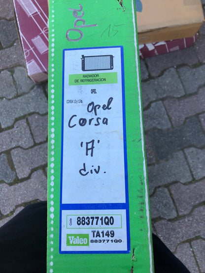 Valeo Opel Corsa A Kühler Neu