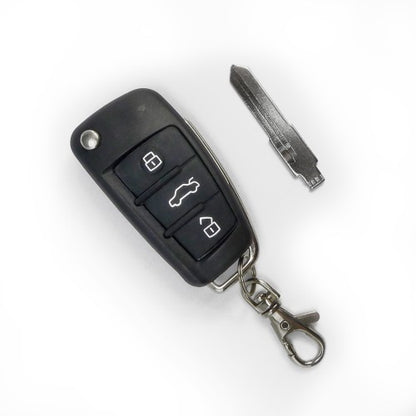 Handsender mit Klappschlüssel, 3 Tasten