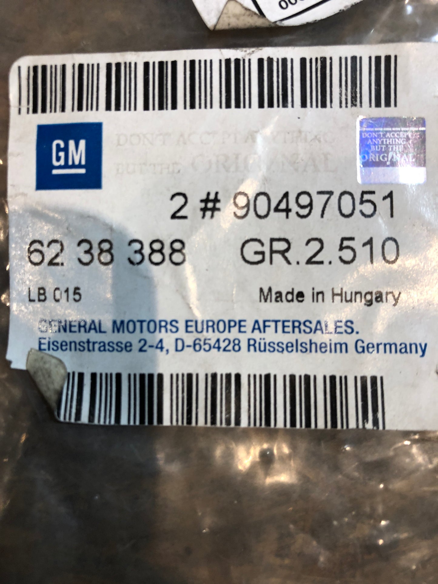 Original GM Opel Vectra B Sensor Warnkontakt Bremsverschleiß Neu