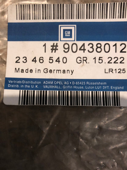 Original GM Opel Astra F Abdeckung Öffnung Heckleuchte rechts grau Neu