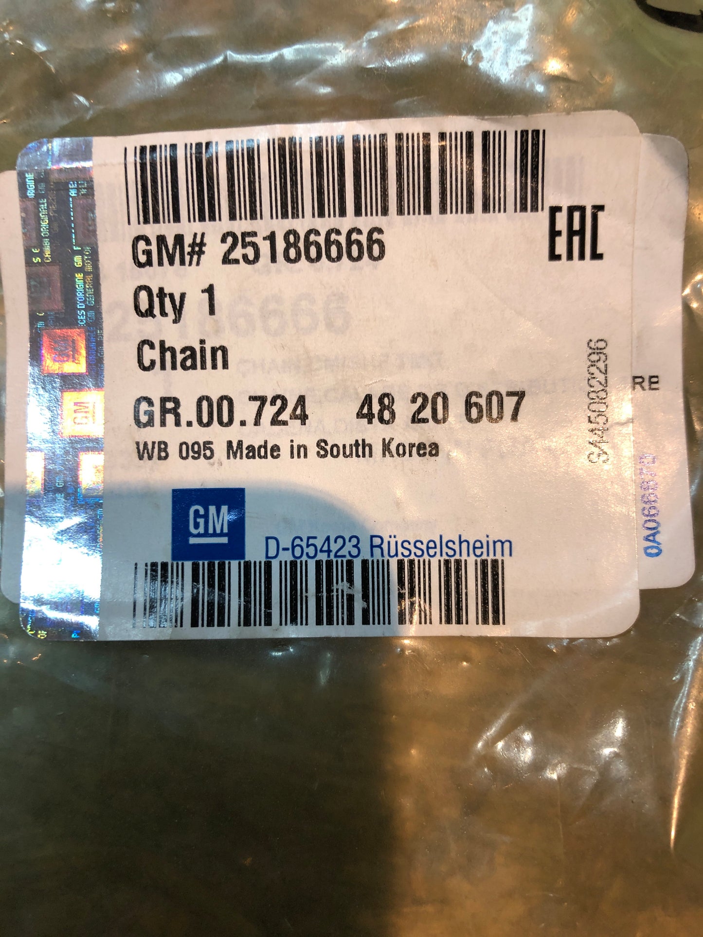 Original GM Opel Antara Steuerkette Neu