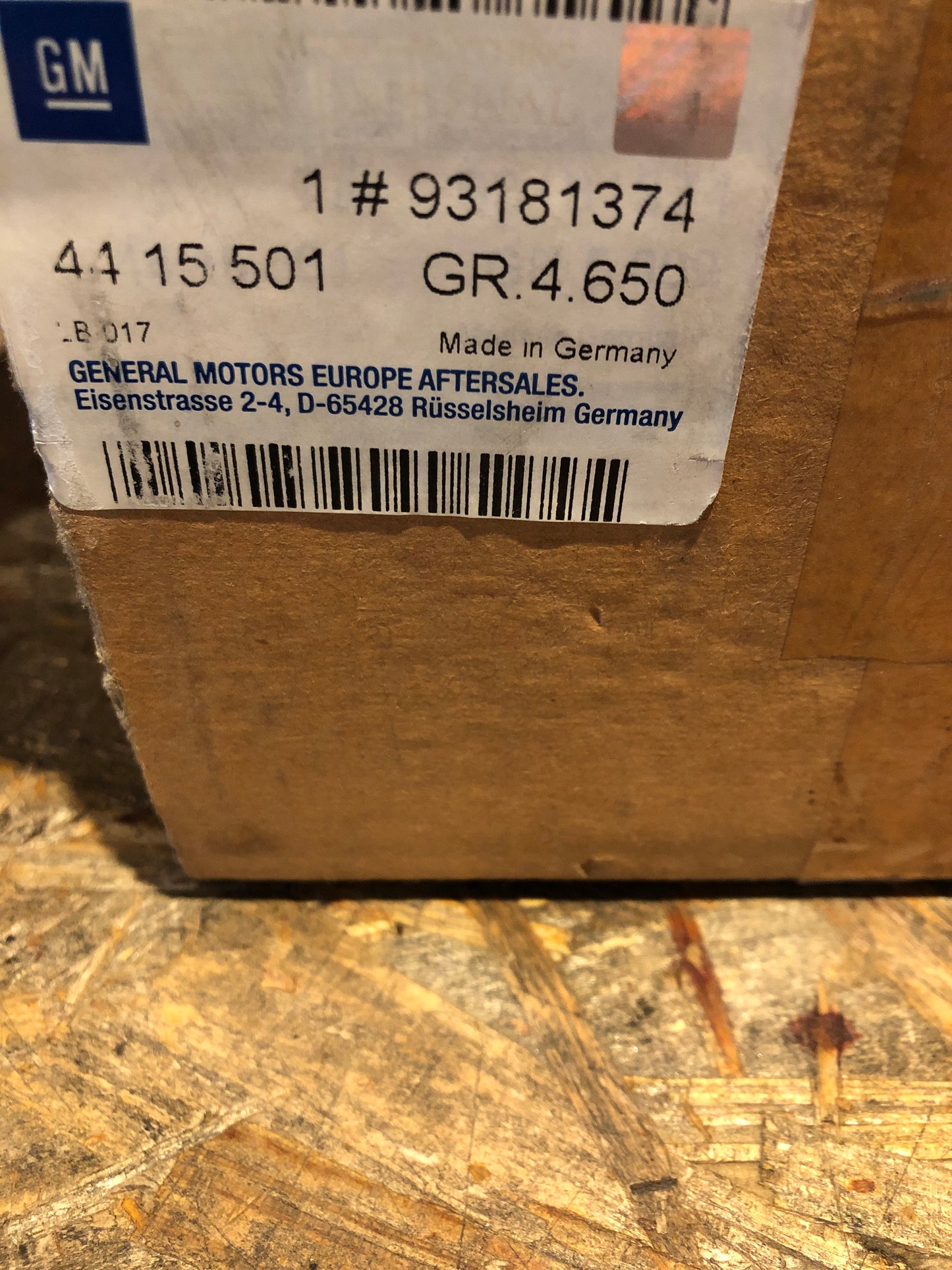 Original Opel Vivaro A Hauptbremszylinder vorne Neu