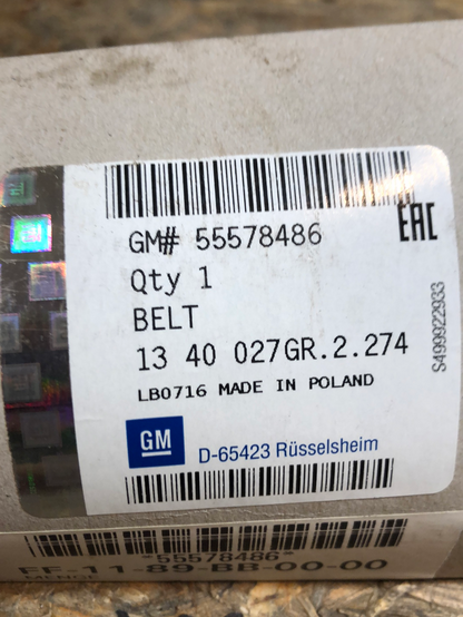 Original GM Opel Frontera B Insignia A Keilrippenriemen Neu