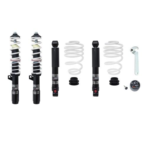 NJT eXtrem Gewindefahrwerk härteverstellbar passend für Opel Astra G inkl. Caravan-Modelle Baujahr 1998-2004 nicht geeignet für OPC-, GSi- und 2.0 Turbo-Modelle,Opel Zafira T98