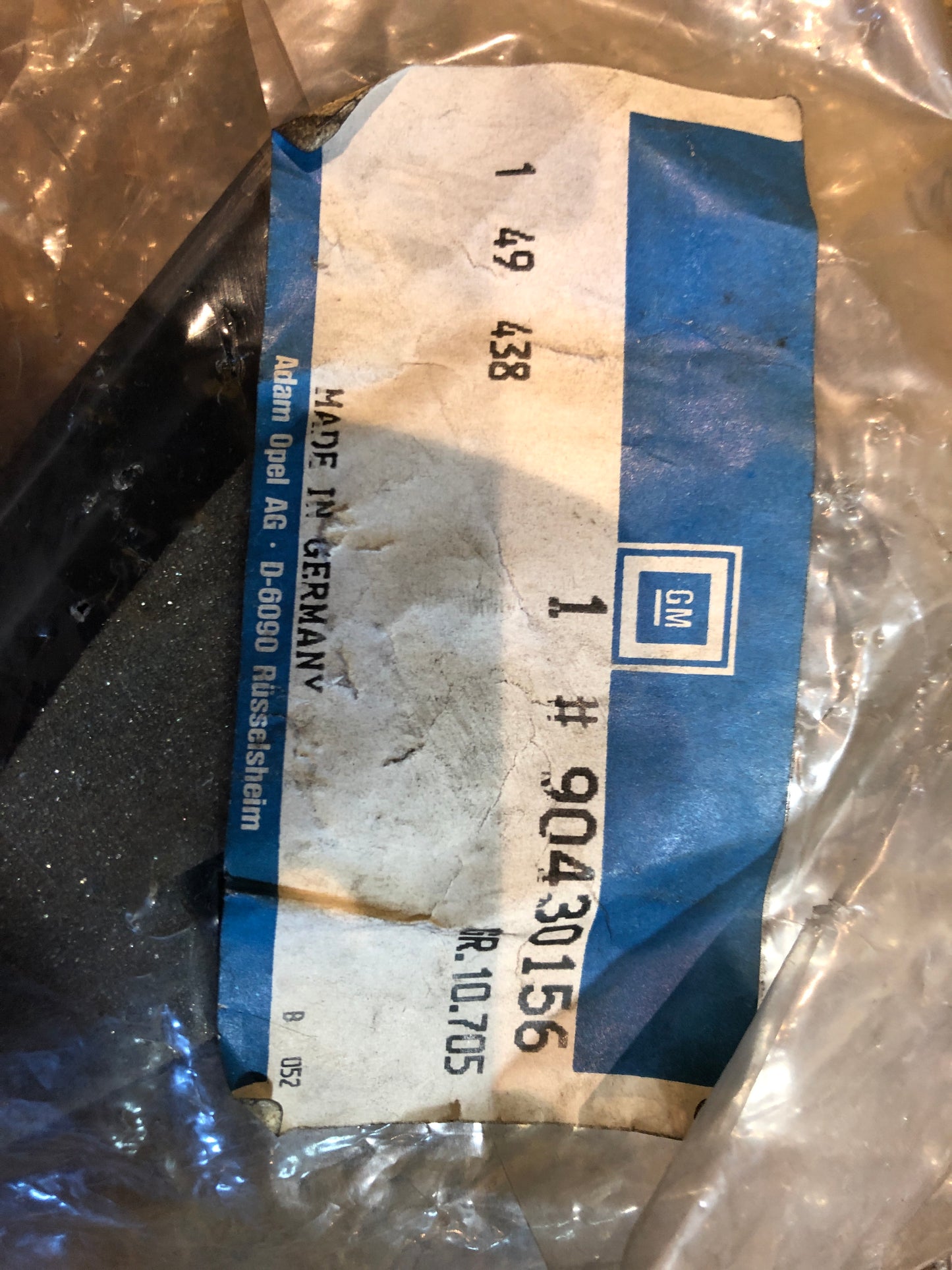 Original GM Opel Astra F Einsatzecke Innen Fensterrahmen Ne