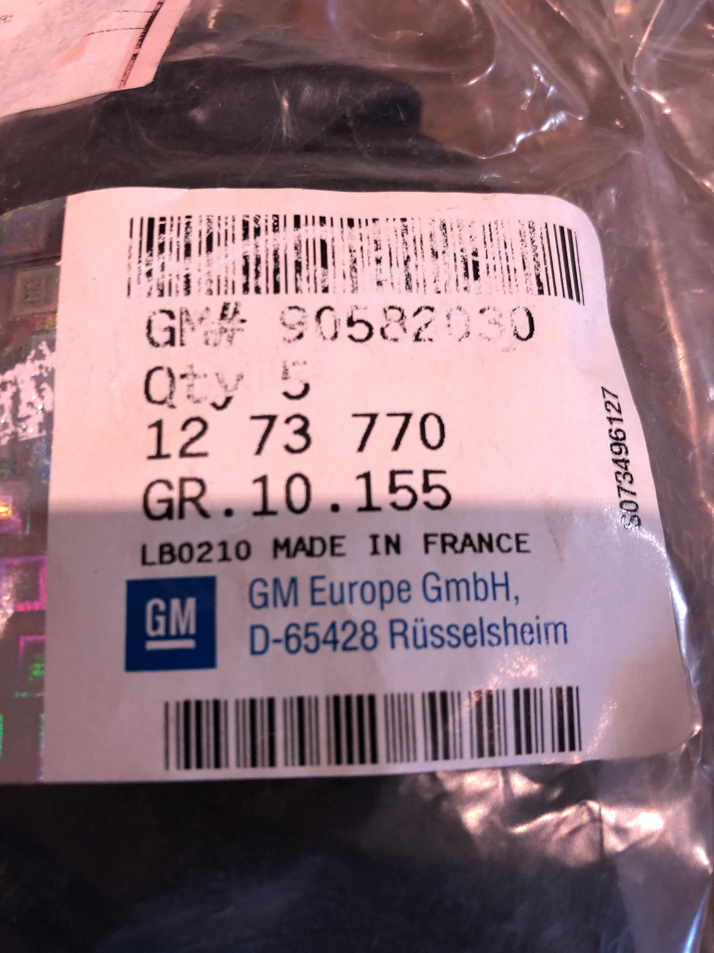 Original GM Opel Zafira Abdeckkappe Scheibenwischer Hinten Neu