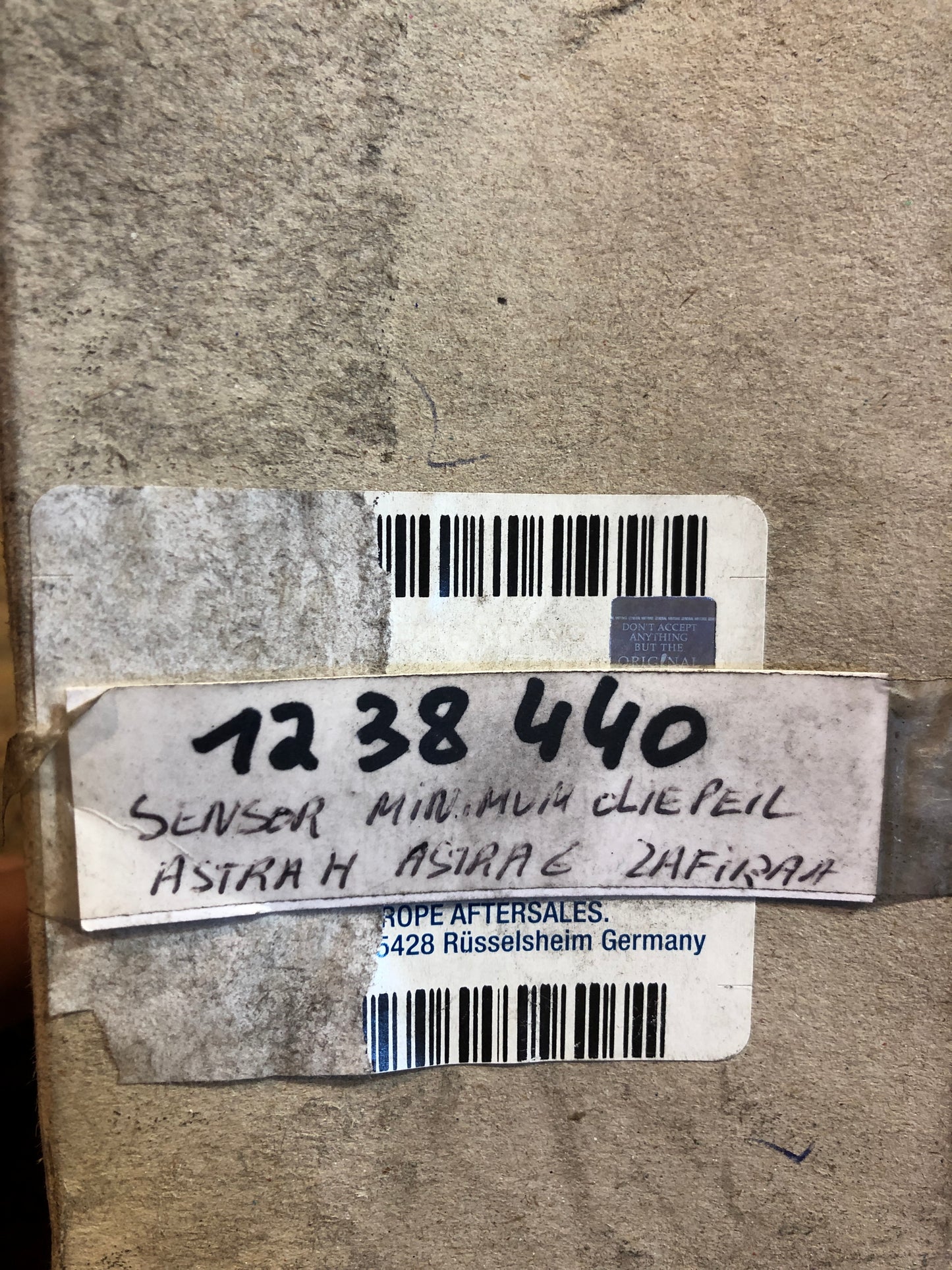 Original GM Opel Astra G/H Meriva A Zafira B Sensor Motorölstand Neu