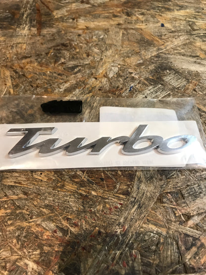 Original Turbo Schriftzug NEU
