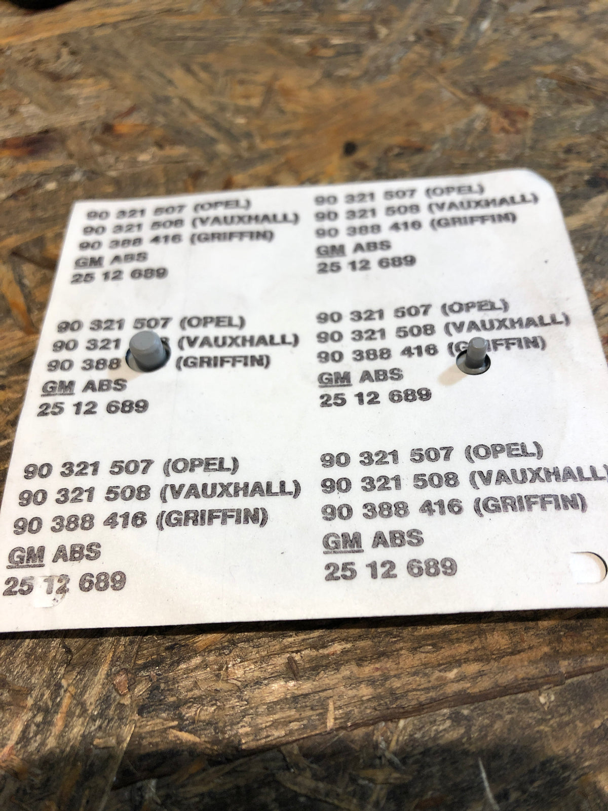 Original Opel Vectra A Emblem hinten Neu