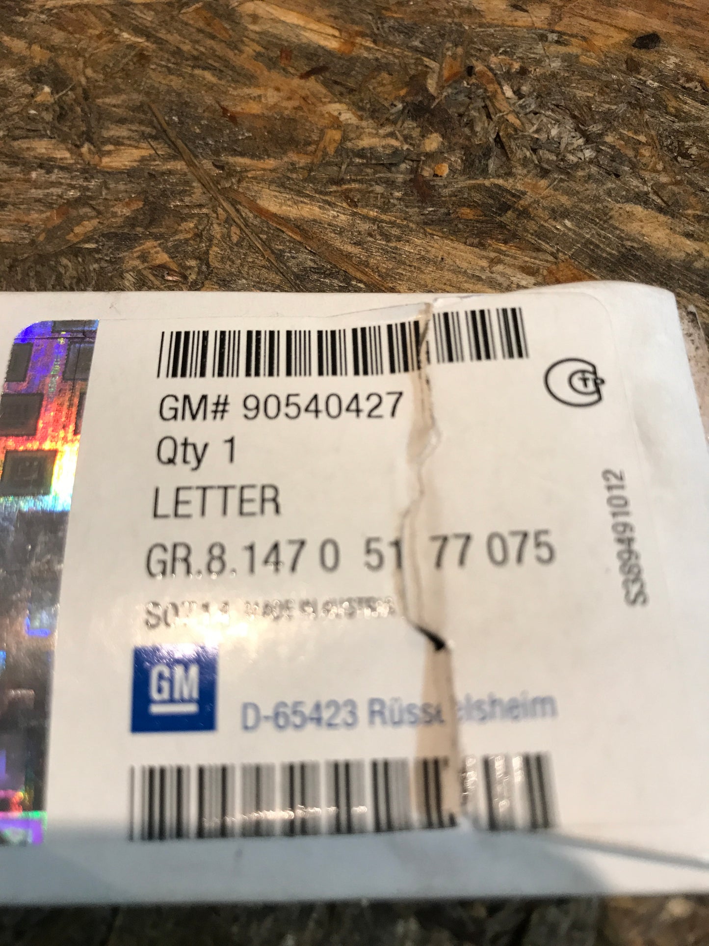 Original 1,6 16V Schriftzug NEU