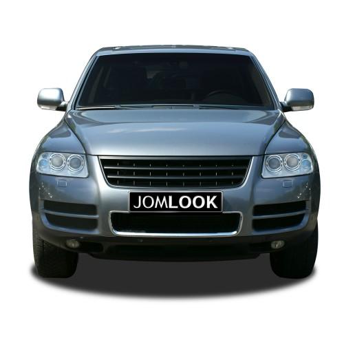 Kühlergrill ohne Emblem, schwarz passend für VW Touareg (7L) Baujahr 2002 - 2006 (vor Facelift)