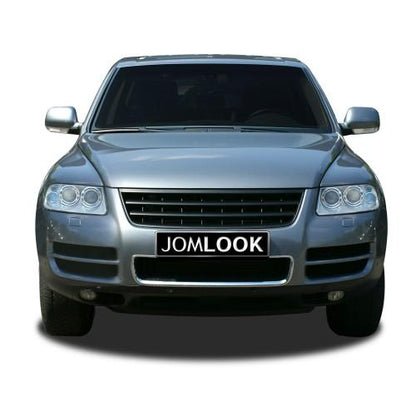 Kühlergrill ohne Emblem, schwarz passend für VW Touareg (7L) Baujahr 2002 - 2006 (vor Facelift)