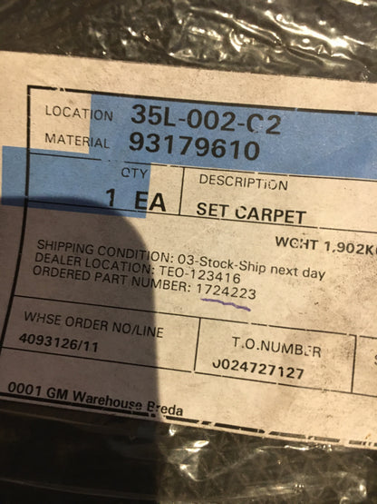 Original Meriva Fußmatten Satz NEU