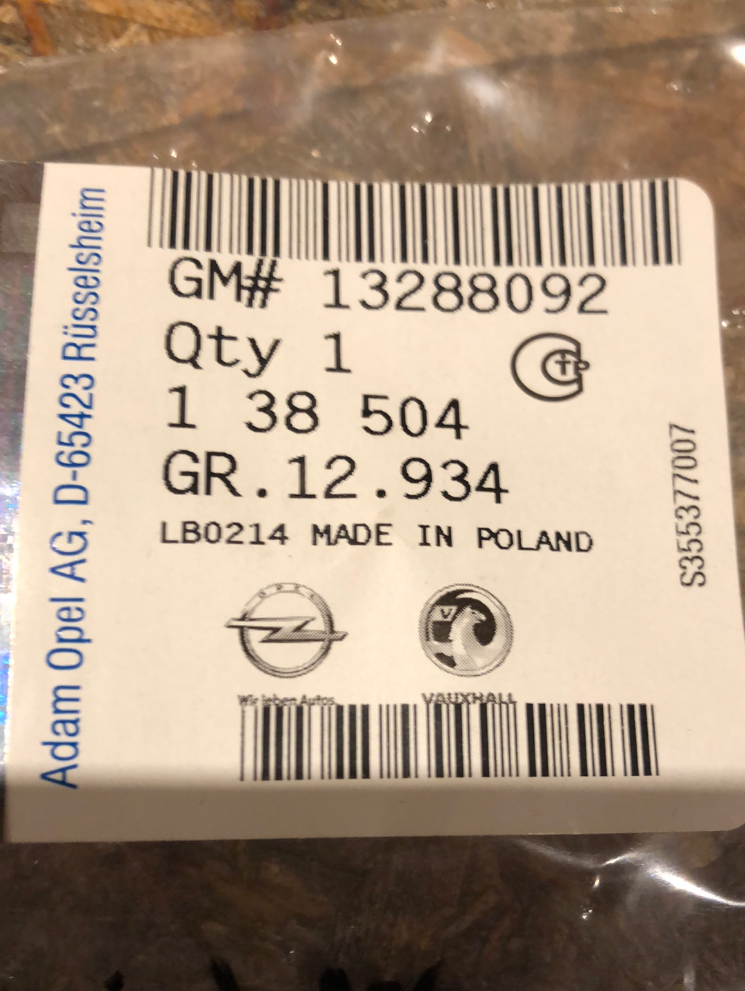 Original GM Opel Insignia Vectra C Griffverkleidung Chrom Neu