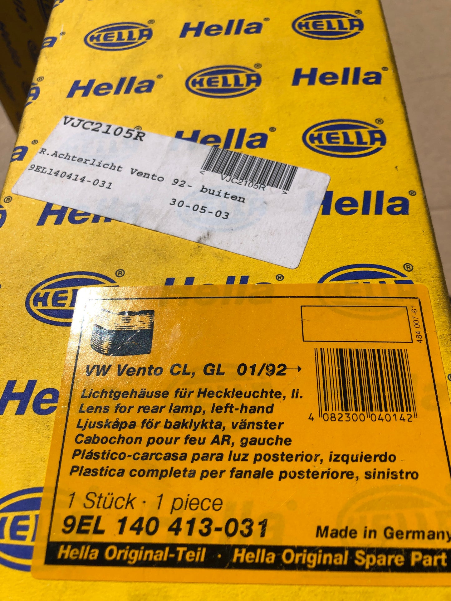 Original Hella VW Vento CL GL Heckleuchte Neu