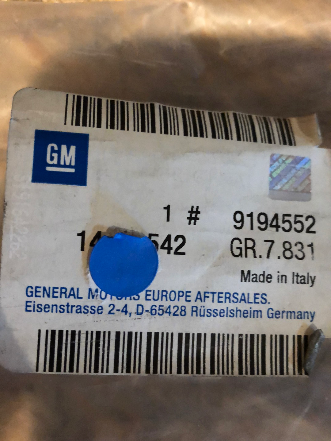 Original GM Opel Astra G Coupe Spoilerlippe Links Neu