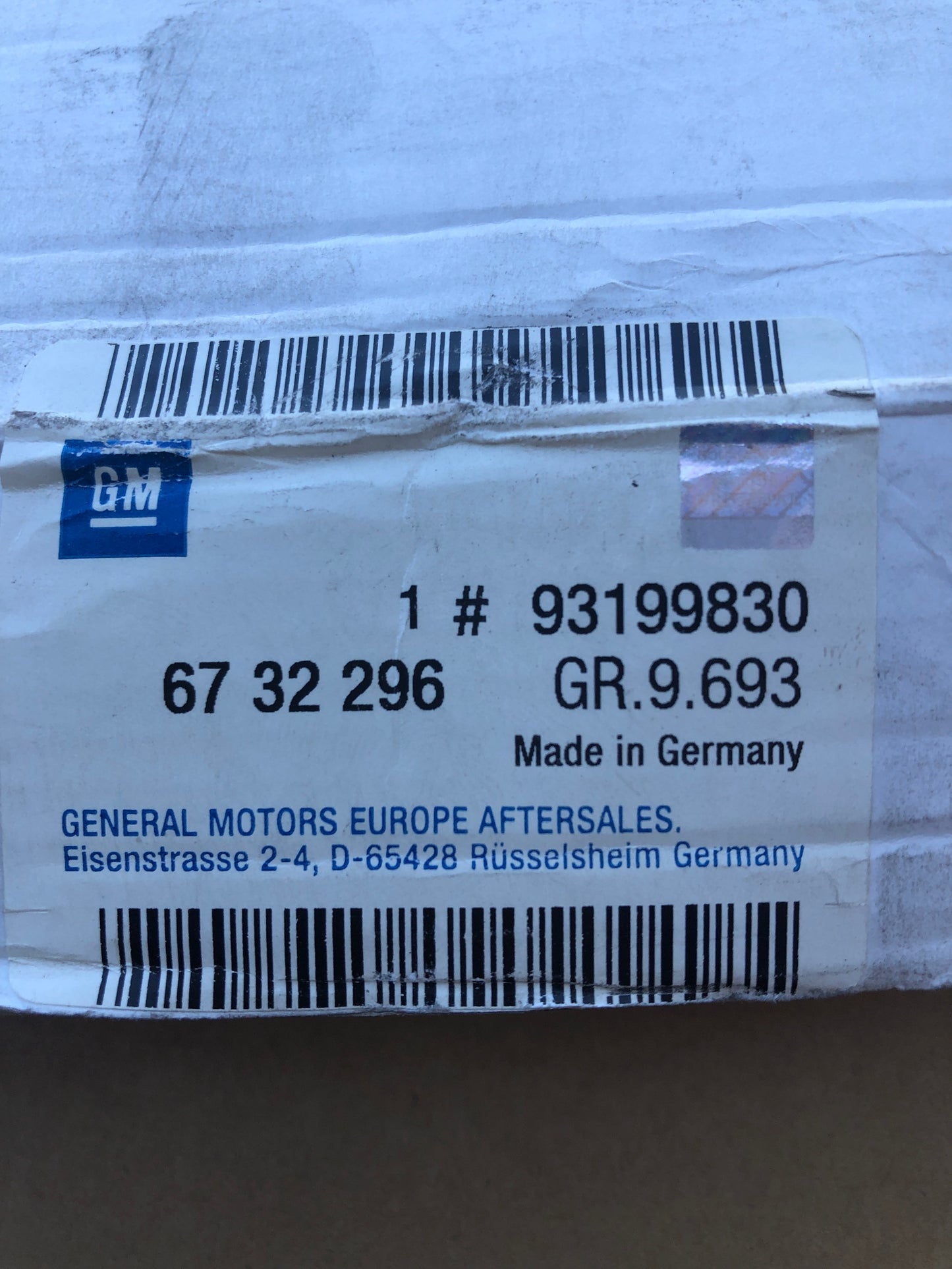 Original Opel Vectra C Windabweiser Neu