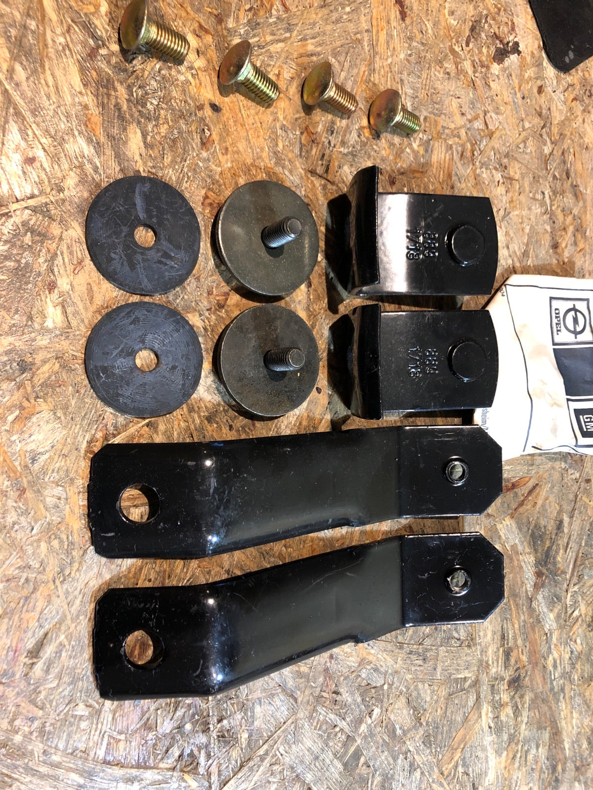 Original Opel Manta B Halter Set Stoßstange Neu