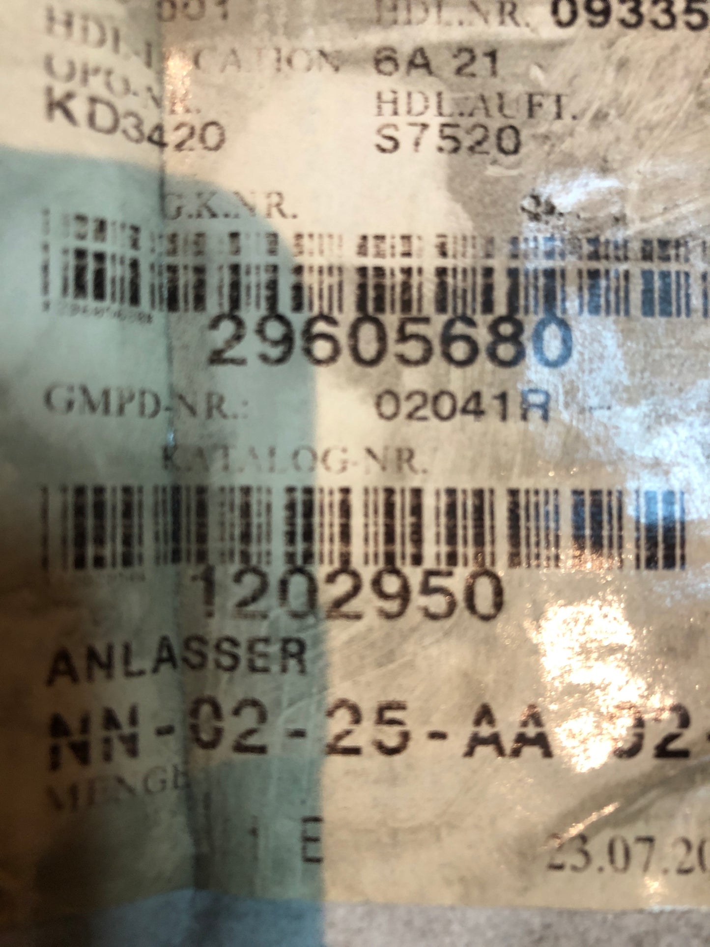Original GM Opel Corsa A Anlasser Neu