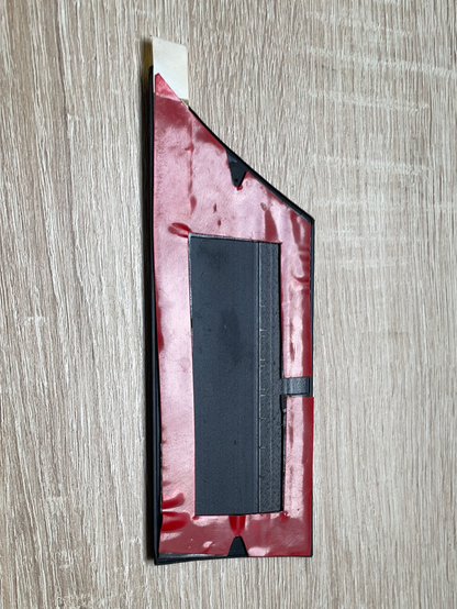 Original GM Opel Vectra Zierleiste Kotflügel vorne links silber schwarz Neu