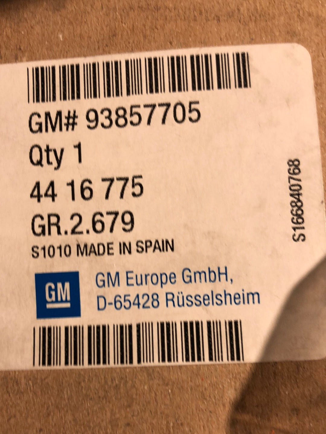 Original GM Opel Vivaro X83 2.0 CDTi 16v Rückleuchte links Neu