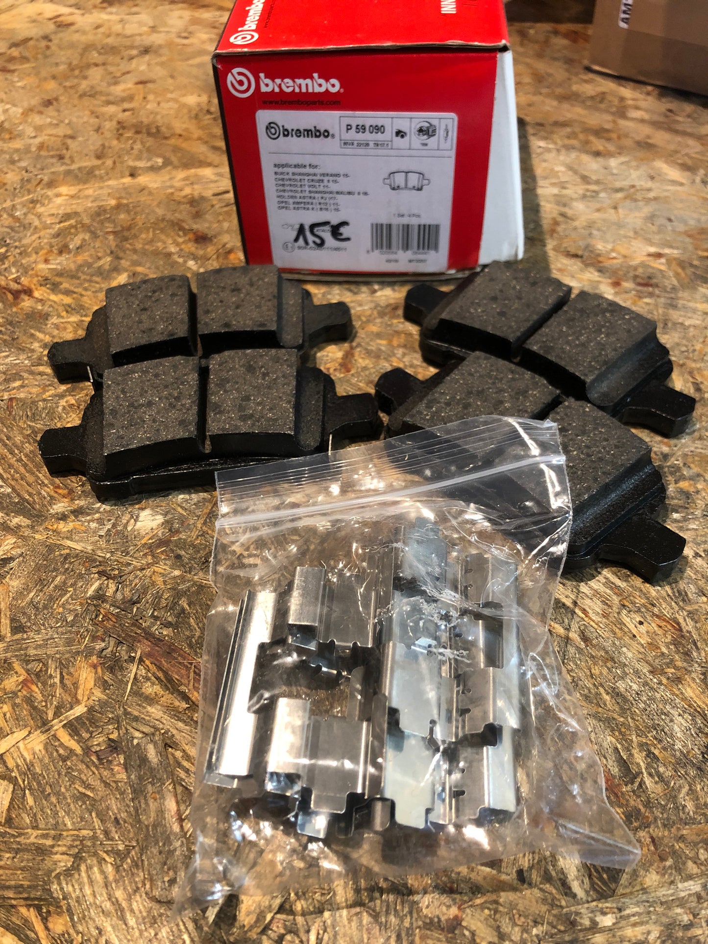 Original Buick Shanghai Verano Chevrolet Cruze 2 Chevrolet Volt Chevrolet Shanghai Malibu 2 Holden Astra (PJ) Opel Ampera (R12) Opel Astra K (B16) Bremsbeläge