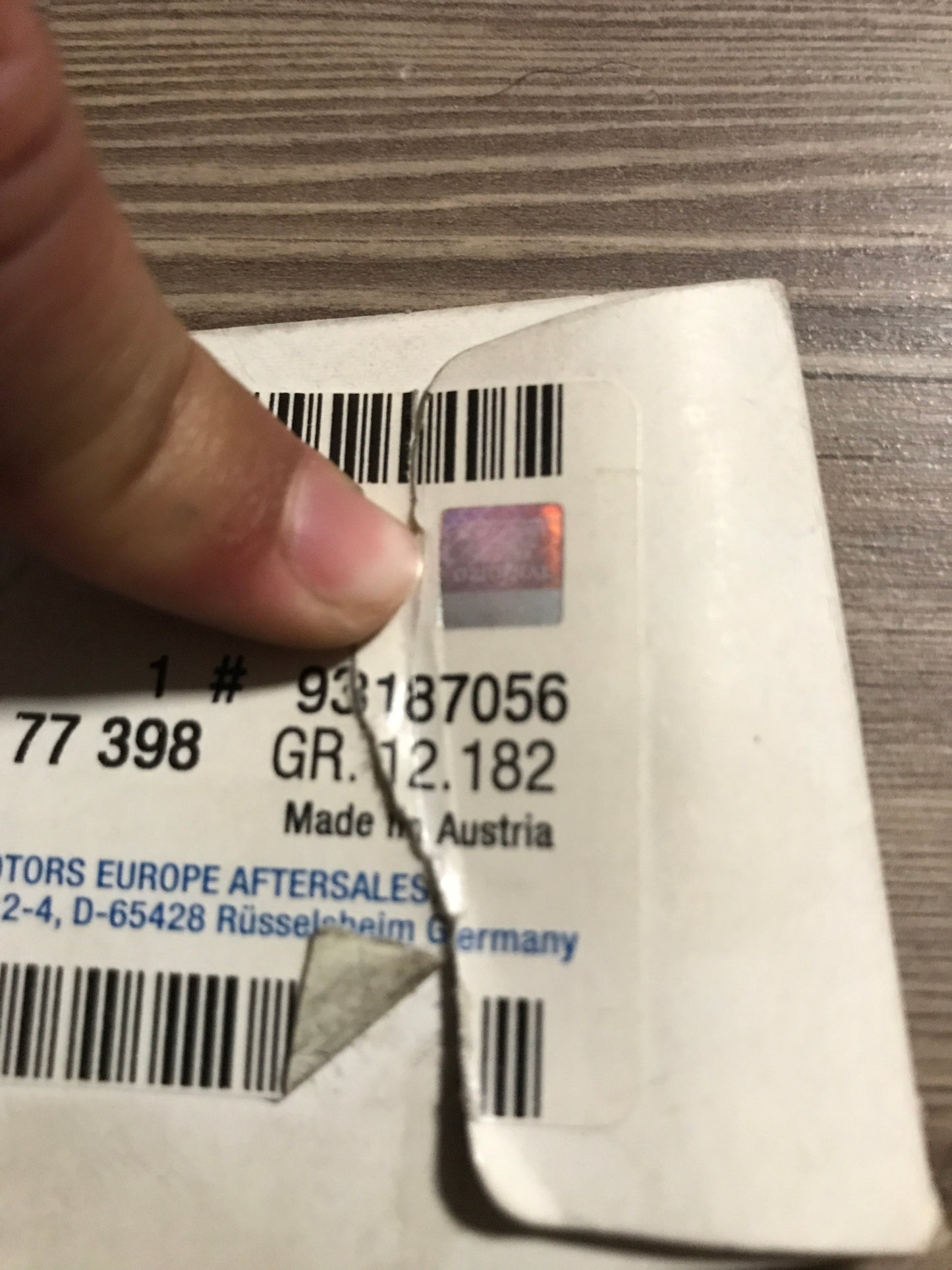 Original Vectra 1,9 CDTI Schriftzug Kofferraum NEU