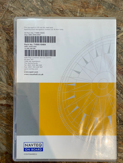 Original GM Opel Vauxhall Navigation CD Neu
