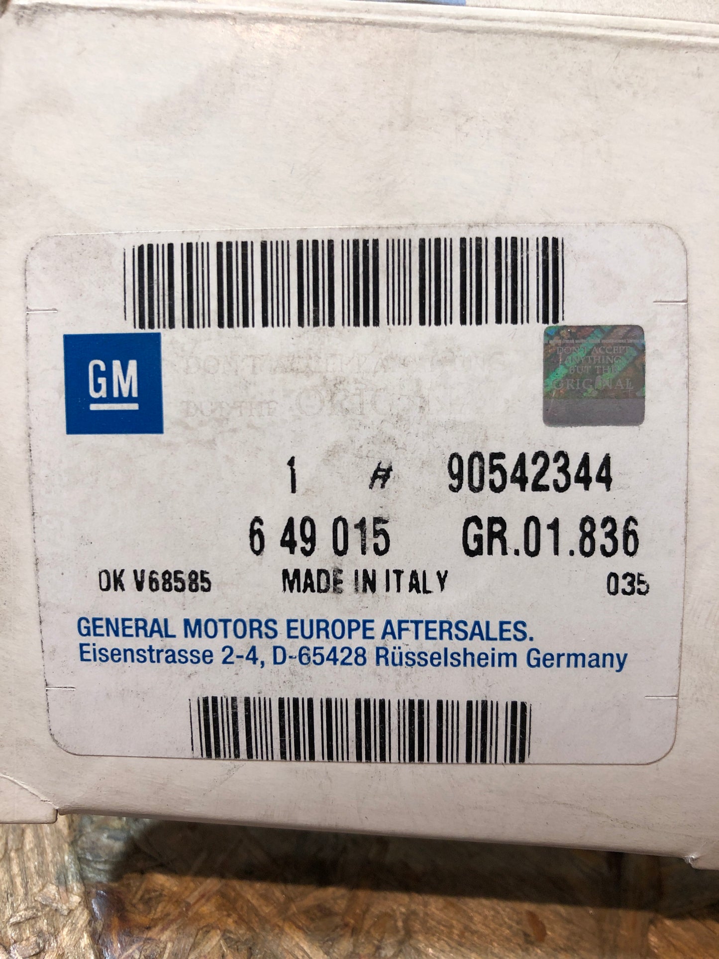 Original Opel Frontera A 2,5 TD Ölfilter Neu