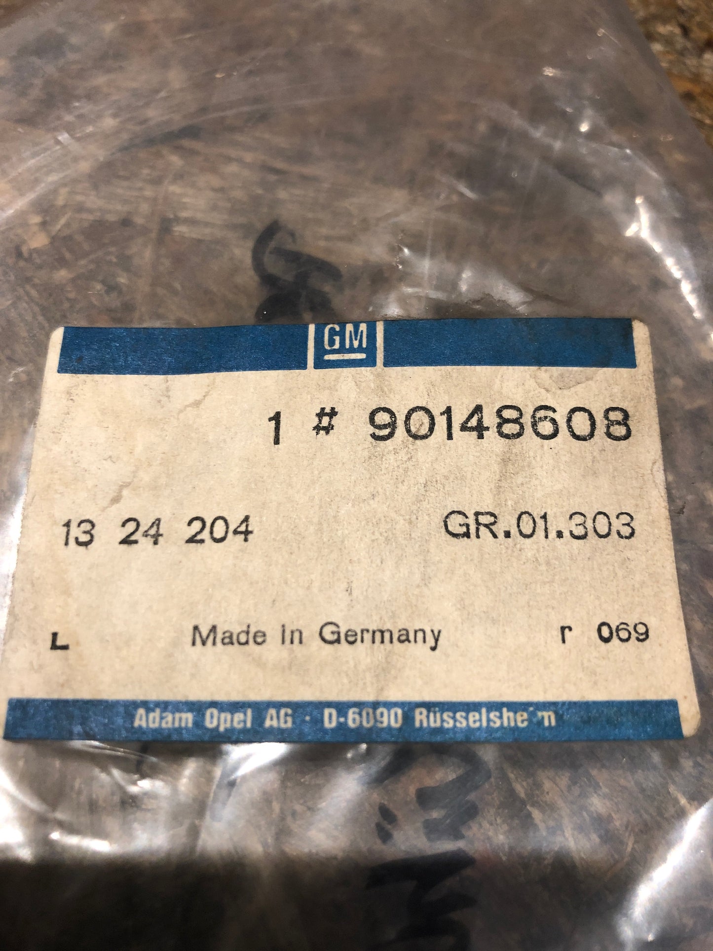 Original GM Opel Ascona C Emblem Kühlergrill Neu