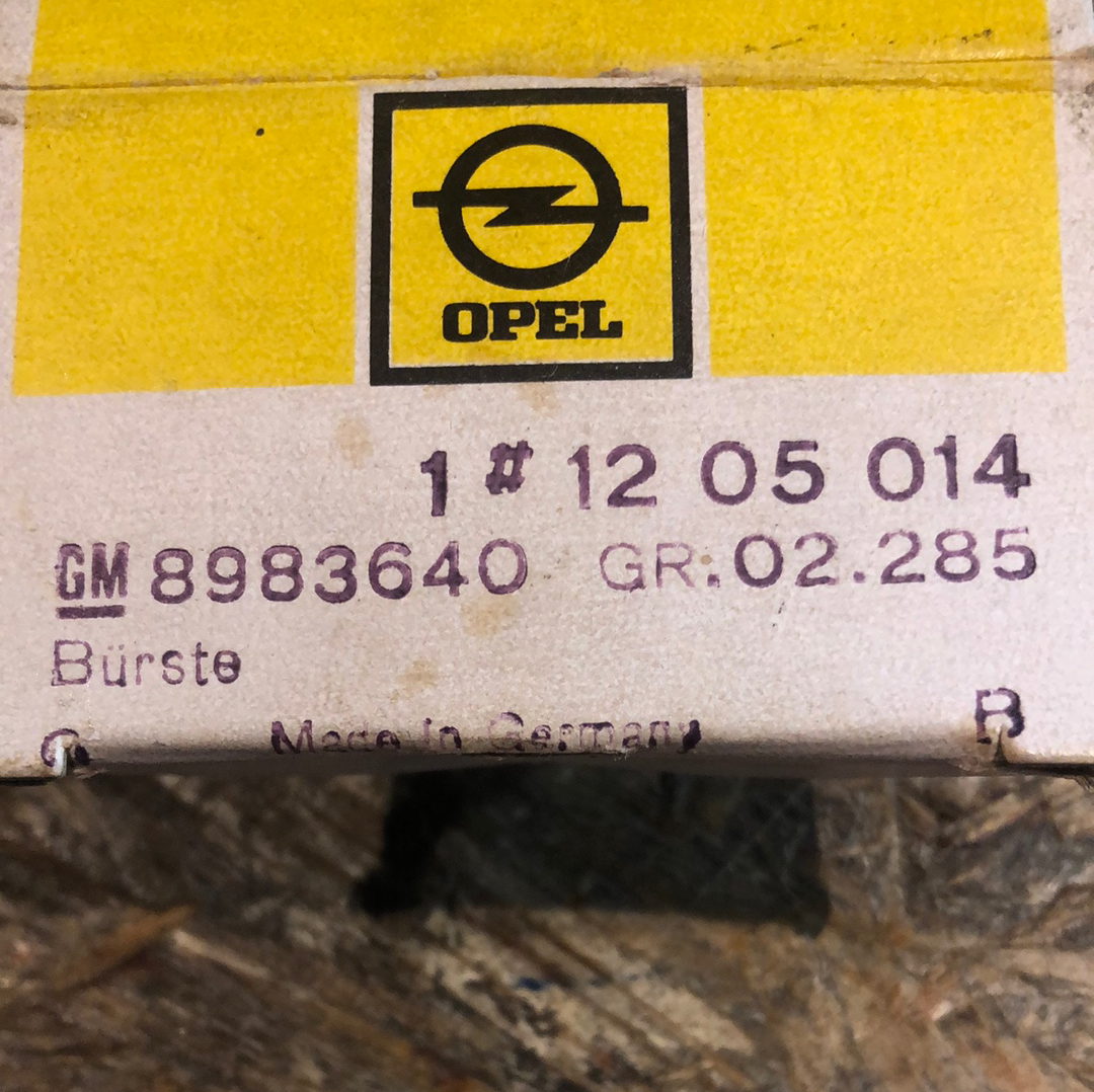 Original Opel Rekord Ascona Manta Commodore Bürste Neu