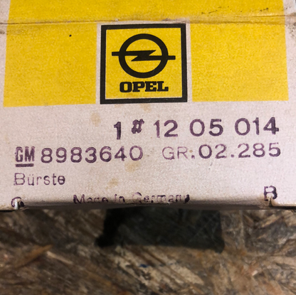 Original Opel Rekord Ascona Manta Commodore Bürste Neu