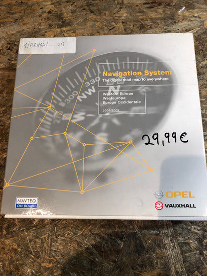 Original Opel Navigation CD West Europa 2008/2009