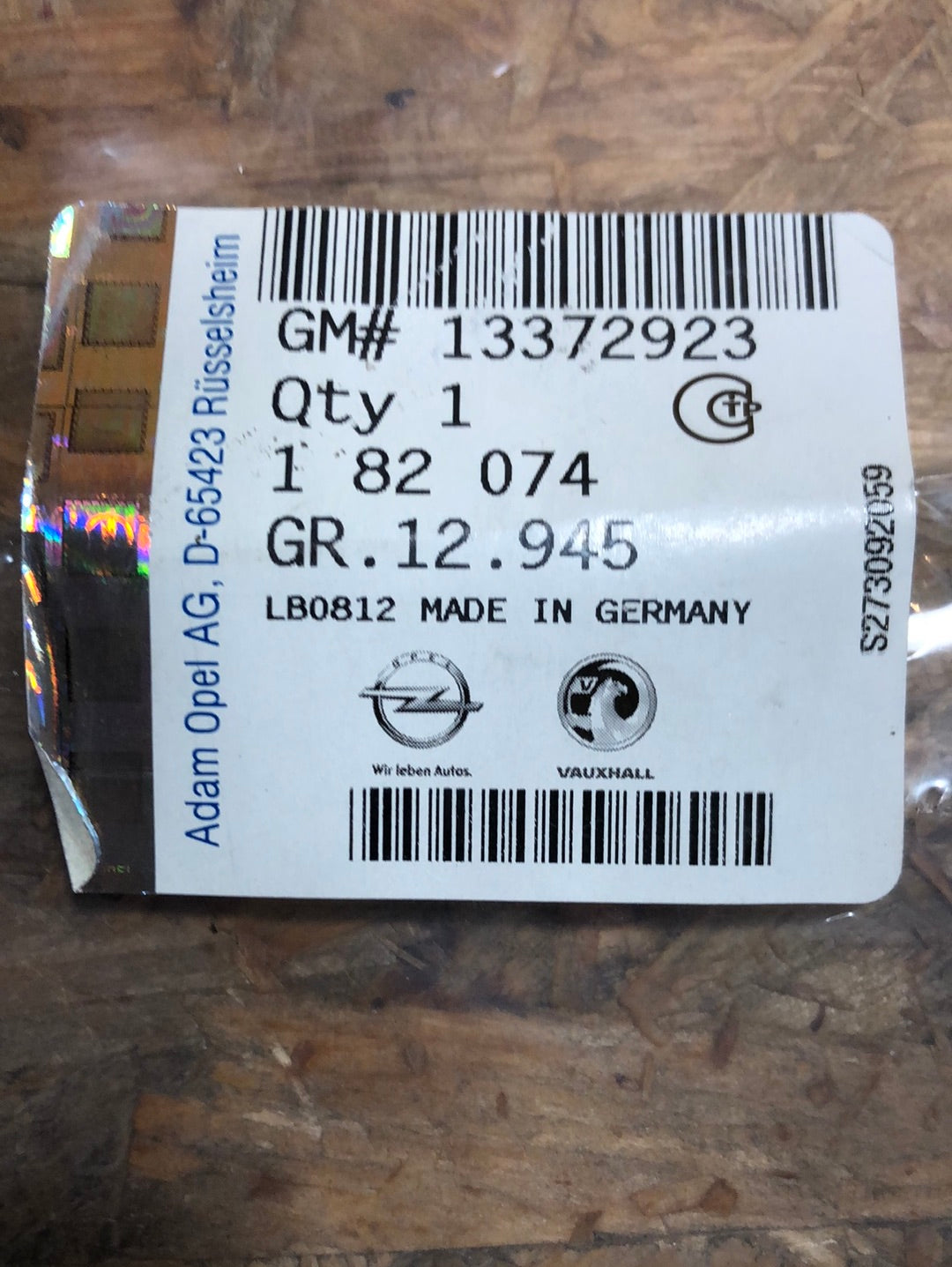 Original GM Opel Astra J Caravan Sports Tourer 1.6 CDTi Tankklappe Neu