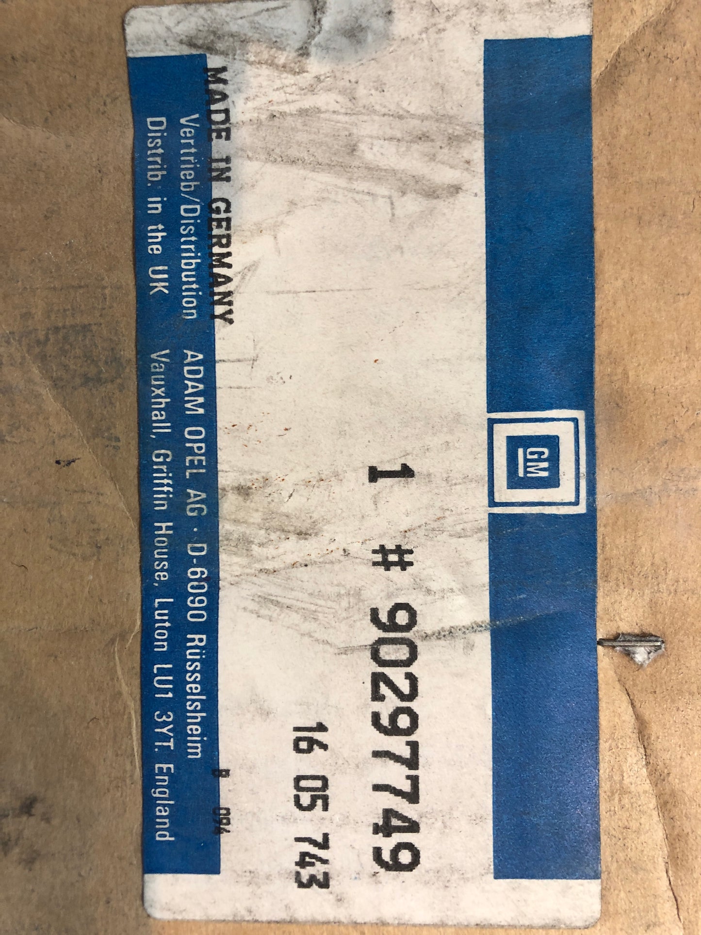 Original GM Opel Ascona C Kadett D Bremsbackensatz Hinten Neu