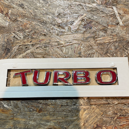 Original GM Opel Emblem „Turbo“ Neu