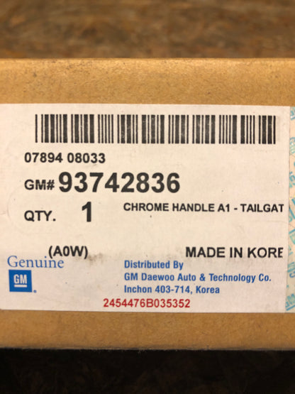 Original GM Chevrolet Spark Blende Heckklappe  Neu